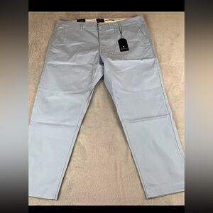 Ben Sherman mens light blue straight fit stretch pants size 42x30